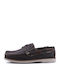 Δερμάτινα Ανδρικά Boat Shoes σε Καφέ Χρώμα