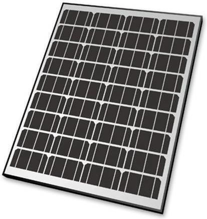 82311 Monocristalină Panou Fotovoltaic 90W 12V 848.4x668x27.9mm