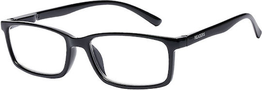 Readers Clip-On Lesebrillen +1.25 in Schwarz Farbe RD184