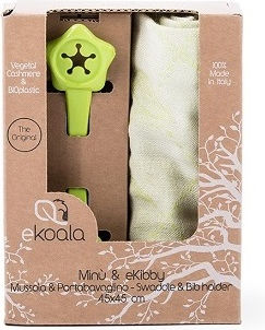eKoala Κλιπ για Σαλιάρα σε Πράσινο Χρώμα