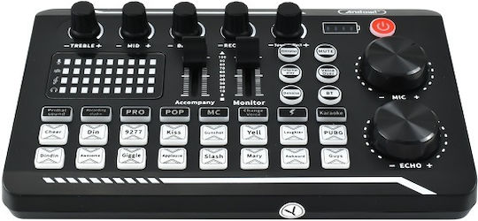 Andowl Qsx7 Q-SX7 Εξωτερική Επαγγελματική Κάρτα Ήχου με Σύνδεση Bluetooth