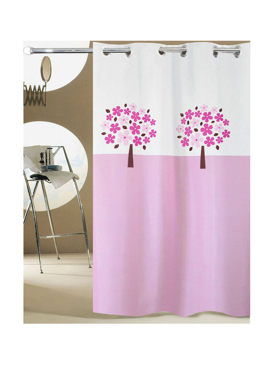 San Lorentzo Tree Hookless Shower Curtain Fabri...