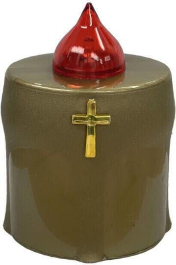 Metallex Eternal Electric Tabletop Oil Lamp Plastic Gold