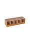 Κουτί Αποθήκευσης Τσάι 5 Θέσεων 36x13x10 Espiel Xyx110 36x13x10 Bamboo