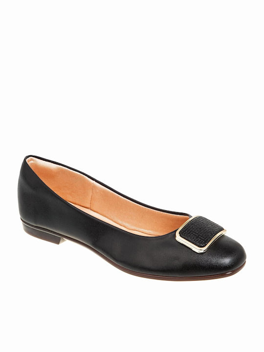 LightGel Damen Ballerinas Schwarz