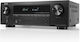 Denon AVR-X580BT Home Cinema Amplifier 4K/8K 5.2 Channels 70W/8Ω 90W/6Ω with HDR and Dolby Atmos Black