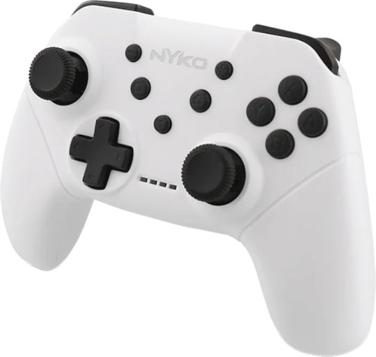 NYKO Mini Core Ασύρματο Gamepad για Android / PC / Switch Λευκό