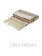 Home&Styling Collection Κουβέρτα Καναπέ με Κρόσσια 130x160εκ. Striped