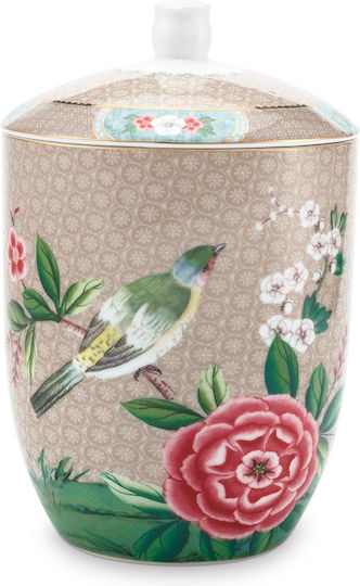 Pip Studio Storage Vase Blushing Birds Khaki 51009029