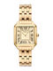 Vogue Women's Watch with Gold Metal Bracelet
