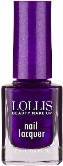 Lollis Beauty Make Up Glossy Βερνίκι Νυχιών Μωβ 119