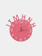 WoodStudio Kids Wooden Wall Clock Coral 30cm