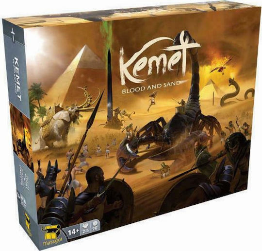 Board Game Kemet: Blood And Sand for 2-5 Players 13+ Years Old (EN) Matagot