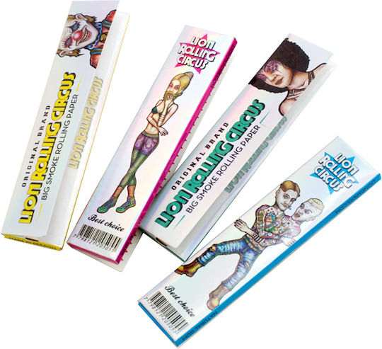 Lion Rolling Circus Zigarettenpapier King Size 33 Blätter 1Stück