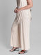 Women's Fabric Trousers Beige
