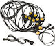 Maclean Energy Hanging Solar Light Garland IP44