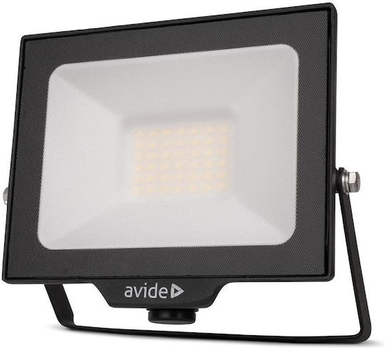 Avide Waterproof LED Floodlight 30W Cold White 6400K IP44