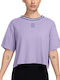 Women's Sports Crop T-shirt Dri-Fit Hydrangeas