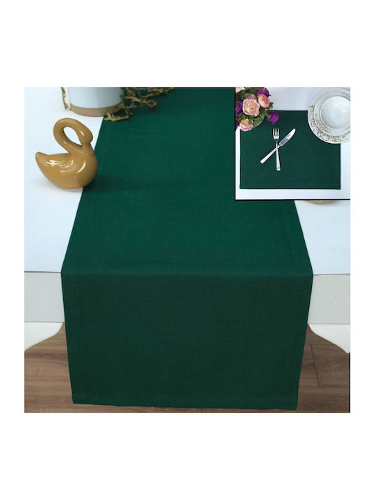 Tropik Home Läufer Elektrische Gitarren 7Stück Green 40x170cm
