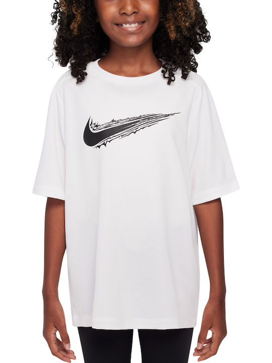 Nike Kids' T-shirt Dri-Fit White