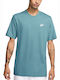 Athletic T-shirt Denim Turquoise