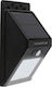 ACP Wall Mounted Solar Light 3W 80lm Cold White with Motion Sensor and Photocell IP65 9.6cmx12.4cmx4.8cmcm