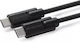Microconnect USB 3.2 Video Cable USB-C male - USB-C 100W Μαύρο 1.5m USB3.2CC1.5