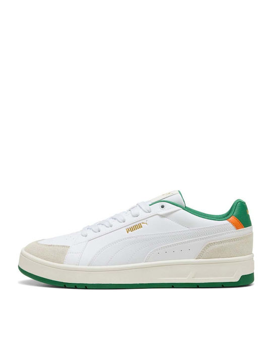 PUMA Court Classico Herren Sneakers White - Green