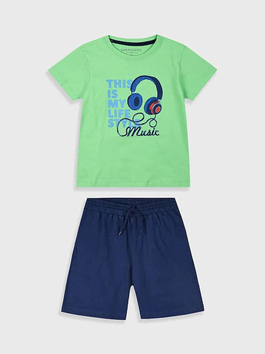 Energiers Kinder-Set mit Shorts Sommer 2Stück L...