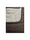 Mardim Tagesdecke Übergröße Brown-beige 220x240cm
