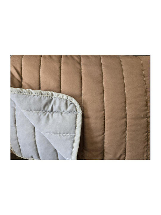 Mardim Coverlet Queen Size Brown-grey 220x240cm