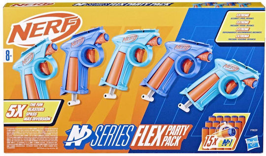 Nerf Εκτοξευτής Flex Party Pack N-Series για 8+ Ετών