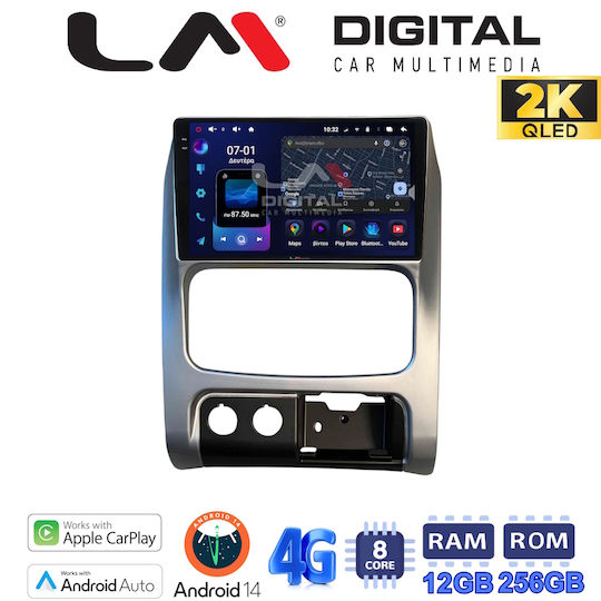 LM Digital Ηχοσύστημα Αυτοκινήτου για Jeep Cherokee / Liberty 2002-2007 (Bluetooth/USB/WiFi/GPS/Apple-Carplay/Android-Auto)