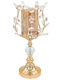 Keskor Candle Holder Metal 22x22x43cm 1pcs Various Colors