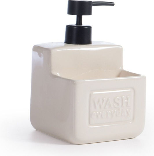 Nef-Nef Homeware Dispenser Κεραμικό Λευκό 630ml
