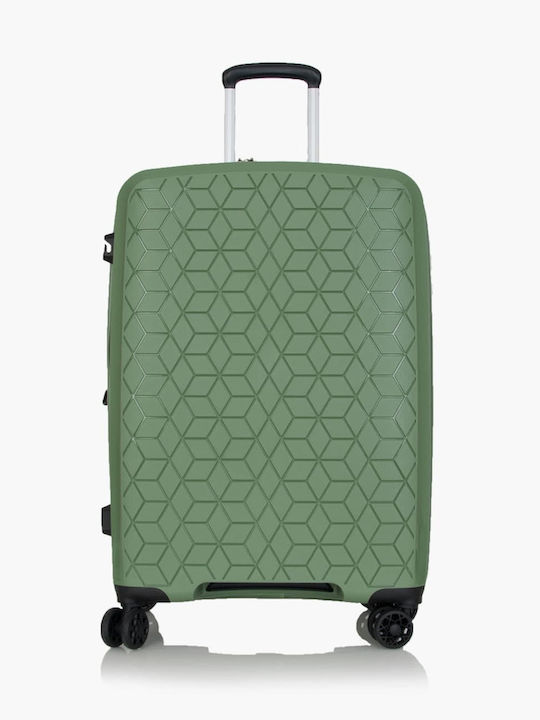 Verage Medium Hard Travel Suitcase Mint with 4 Wheels Height 69cm