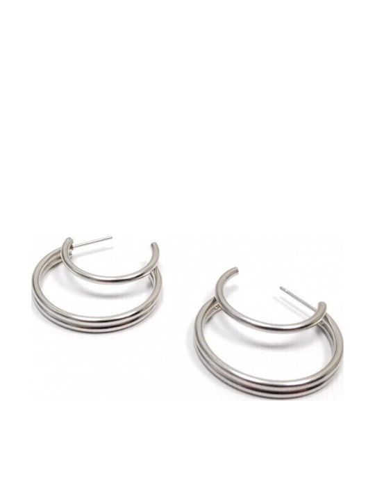 Karma Fashion Earrings Hoops made of Steel