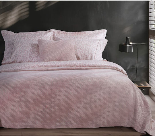 Nef-Nef Homeware Chevie Одеяло Двойно 230x250см Розово