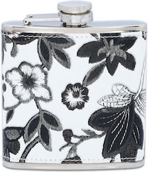 Hip Flask Φλασκί Ποτού Black Flower F3310 180ml