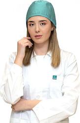 Alezi Unisex Σκουφάκι Χειρουργείου Τιρκουάζ από Βαμβάκι και Πολυεστέρα Alezi Unisex Σκουφάκι Χειρουργείου Τιρκουάζ από Βαμβάκι και Πολυεστέρα