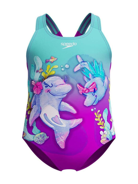 Speedo Kinder Badeanzug Einteilig Multicolour