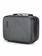 Miss Lulu Hard Shell Cosmetic Case – Durable Travel Makeup Organizer Ykk Zipper Grey
