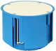 Simet Surface Mounted Electrical Box for Drywall in Blue Color