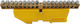 Pe Terminal Strip Th35 Rail 18 Wires Yellow