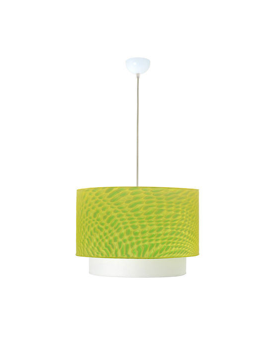 Veis Pendant Light Green for 14 Bulbs E27 35x35x24cm