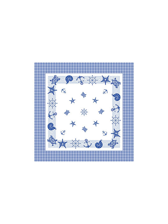 My Home Luxury Tablecloth Linen Stain Resistant Linen 90x90cm