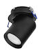 Orno Single Spot with Socket GU10 in Black Color