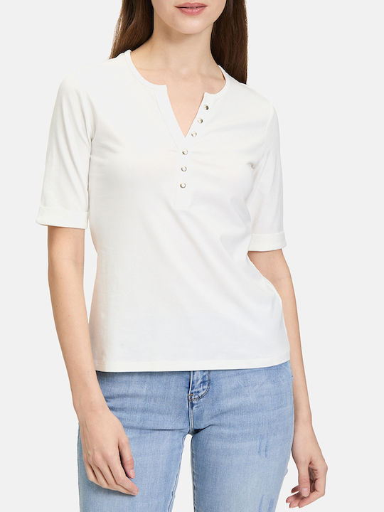 Betty Barclay Bluze Damă Offwhite Betty Barclay Bluze Damă Offwhite