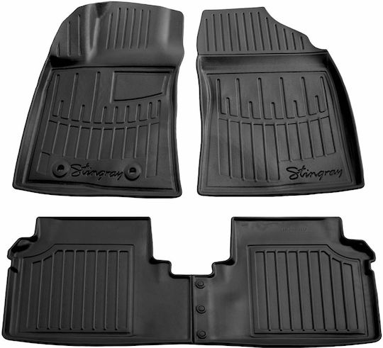 Race Axion Set of Front and Rear Mats 4pcs Tray Type for Toyota Avensis 2009-2018 Black