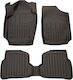 Race Axion Set of Front and Rear Mats 5pcs Tray Type for Volkswagen Polo 2009-2017 Black